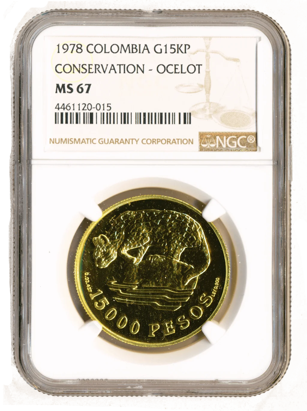 Columbia 1978 G15KP NGC MS67