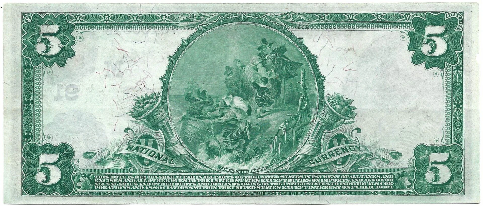 1902 $5 The First National Bank of Toledo, Ohio Charter #91