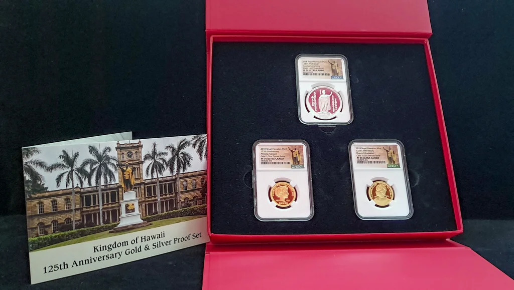 2018 Hawaii Kingdom of Hawaii 125th Anniversary Private Mint Proof