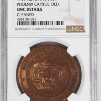 1901 Az Hk-648 Sc$1 Phoenix Capitol Ded.  NGC UNC Details - Cleaned