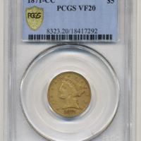 1871-cc PCGS VF20