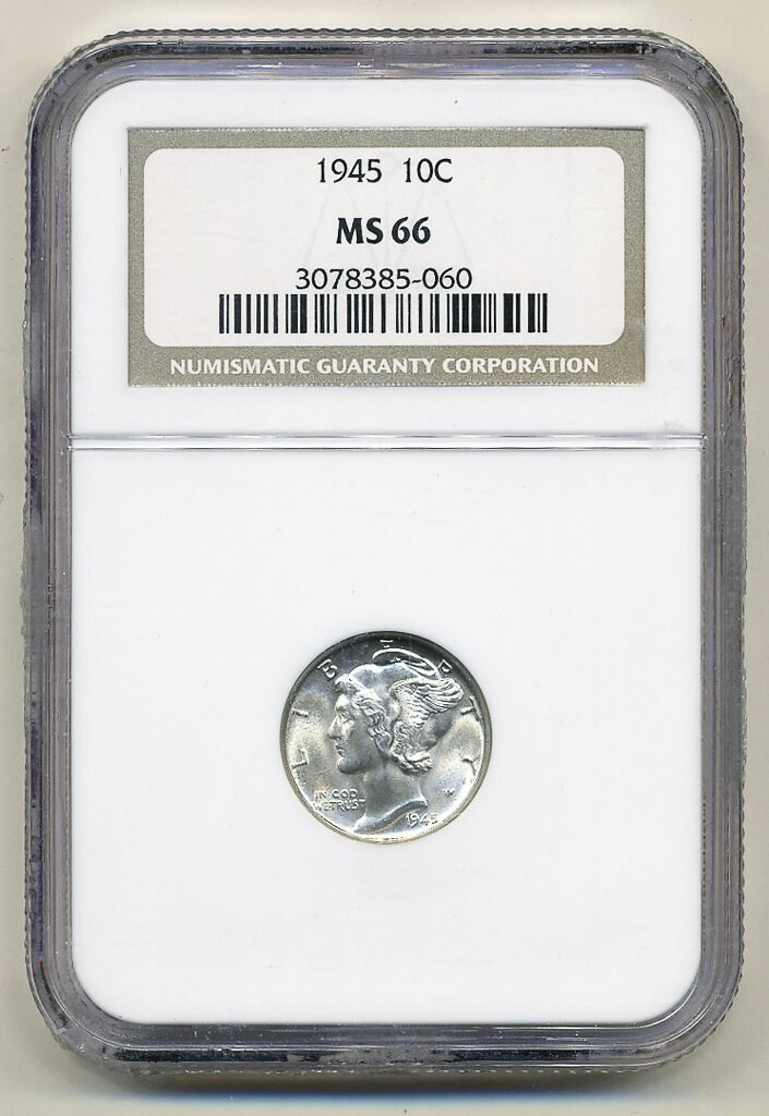 1945 10C NGC MS 66 Mercury Dime - Buy & Sell Gold & Silver Wisely