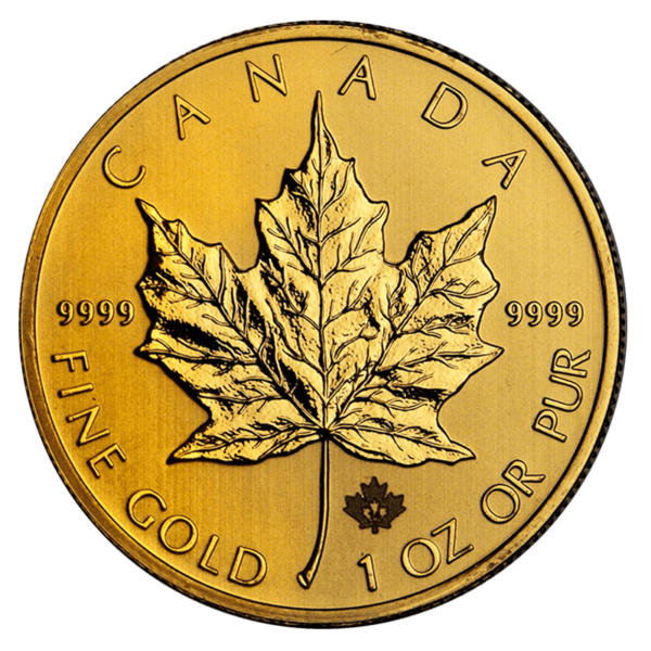 Canadian Gold Maple Leaf Reverse