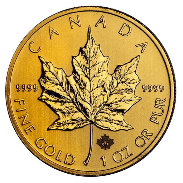 Canadian Gold Maple Leaf Reverse
