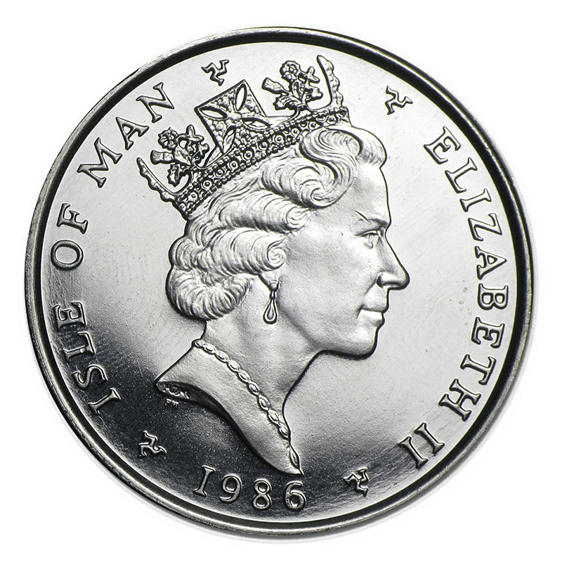 Isle of Man Platinum Noble Obverse