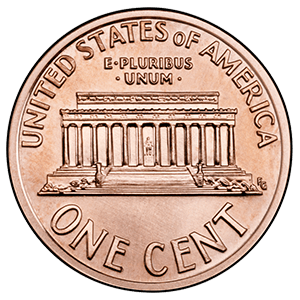 Lincoln Memorial Cent (1959 - 2008)