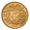 Swiss Gold Franc Reverse